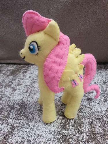 Pelúcia em Feltro My Little Pony - Fluttershy