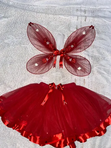 ? Asa de Borboleta Infantil Artesanal - Serve de 4 a 6 Anos