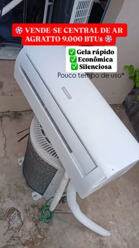 VENDE-SE CENTRAL DE AR AGRATTO 9.000 BTUS