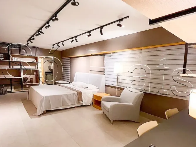 Studio Mobiliado em Alphaville Barueri | Av. Cauaxi | 43m² | 1 Vaga | Flat Sol Alphaville
