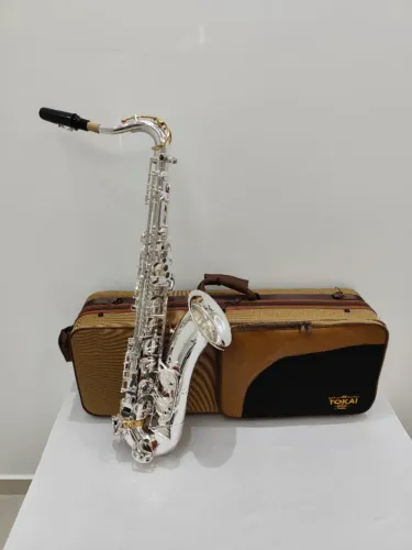 Sax Tenor Tokai TST-300P Sib - Prata - NOVO- Aceito trocas - Parcelo 21x