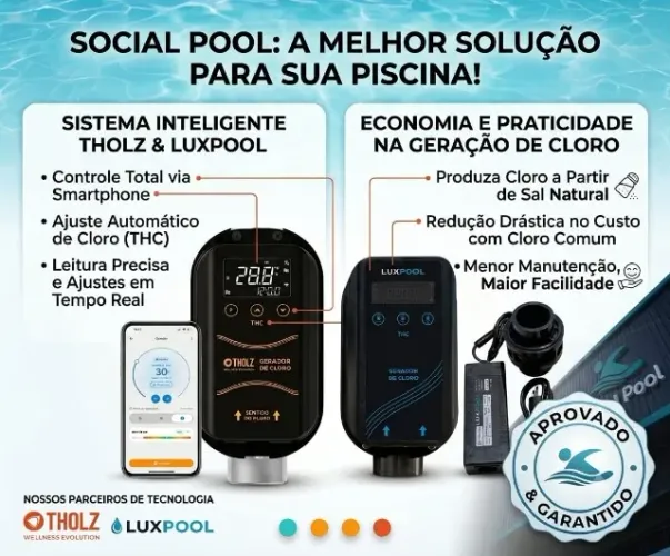 GERADOR DE CLORO PARA PISCINA 