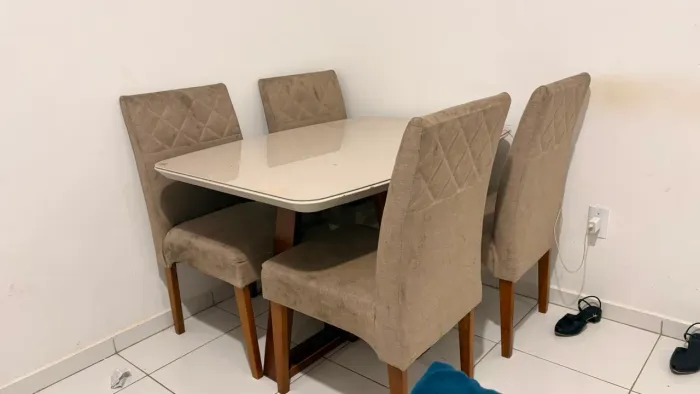 mesa de vidro