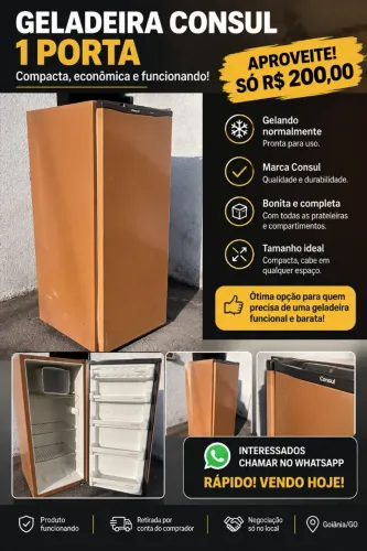 Geladeira Consul 1 Porta
