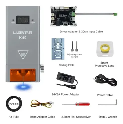 Módulo Laser 40w Ótico P/ Máquina Cnc/router