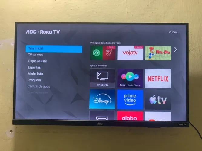 SMART TV AOC PROCESSADOR ROKU 32 P, HD WIFI HDMI USB