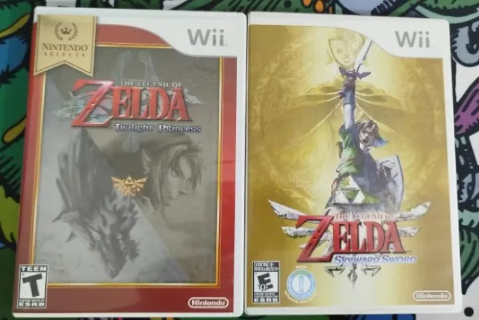Zelda Skyward Sword & Twilight Princess Wii Nintendo (Combo)