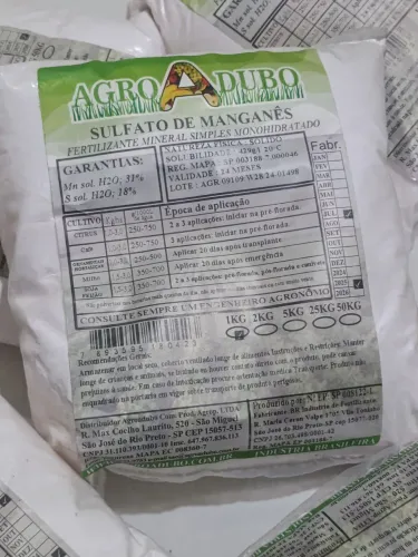 Fertilizante Sulfato de manganês 