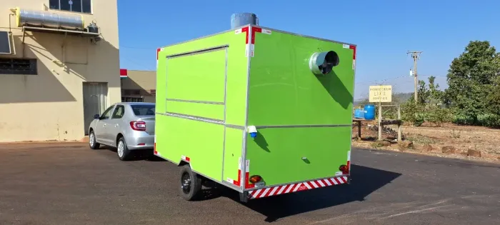 Trailer food pastel caldo de cana