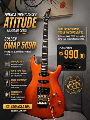 Guitarra Floyd Rose Gmap 569d