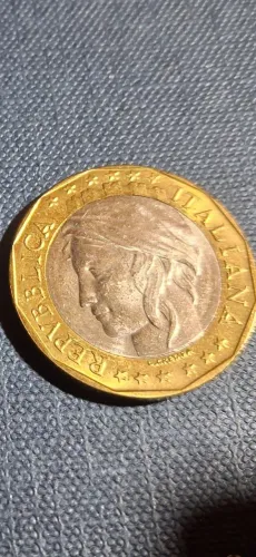 Moeda Italiana antiga 1997