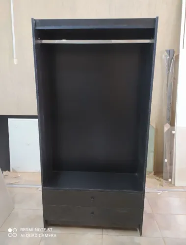 CABIDEIRO COM DUAS GAVETAS PRETO- NOVO - ENTREGA RÁPIDA 