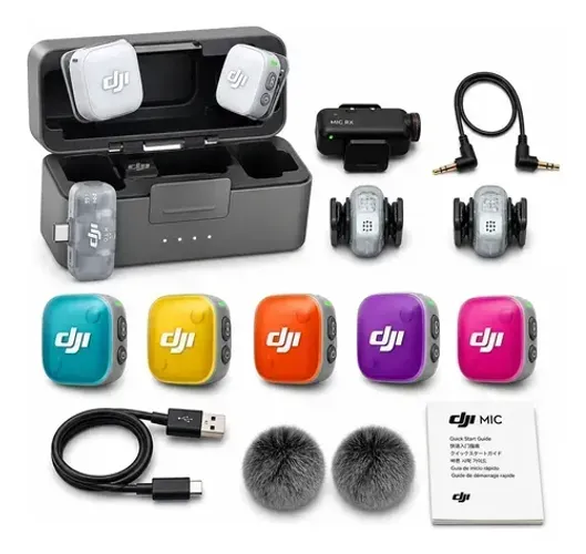 Microfone DJI Mic Mini 2 Combo Novo Zero Uso