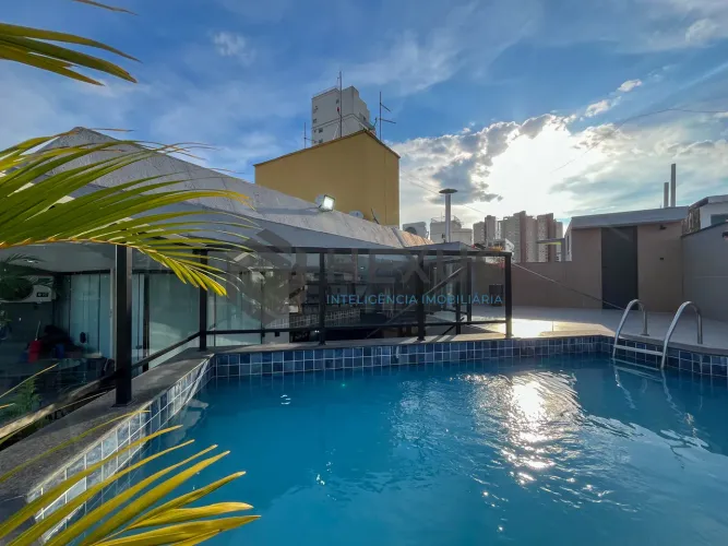Cobertura piscina e área gourmet com churrasqueira na região do Aquário na Praia da Ensead