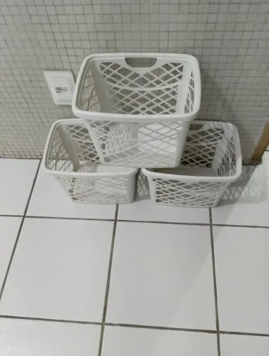 Lote 3 Cestos de Lixo para escritorio