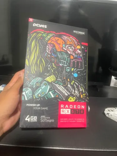 PLACA DE VIDEO RX570 4G 1 MES DE USO!