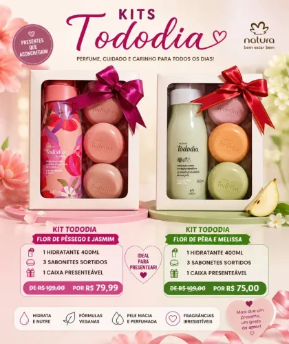 Kits Boticário e Natura