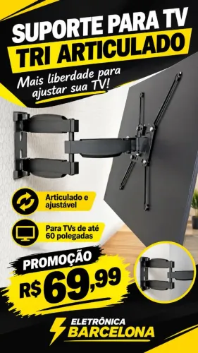 Suporte para TV Tri Articulado 