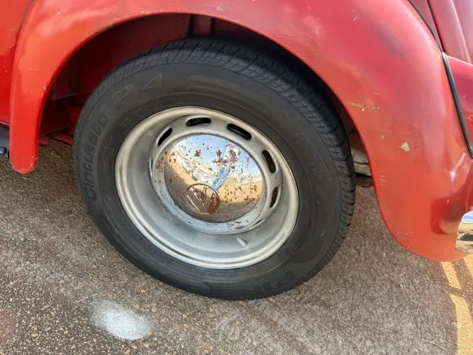 Jogo de rodas de Fusca de 5 furos completas