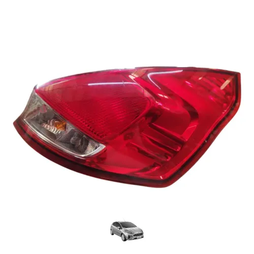 Lanterna New Fiesta Hatch 14 A 18 Traseira Direita Direito/passageiro Vermelho