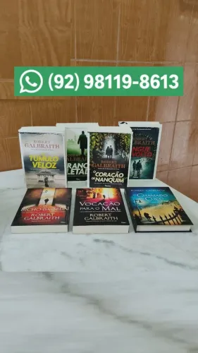 Coleção Detetive Cormoran Strike 07 Livros - Aceito Pix
