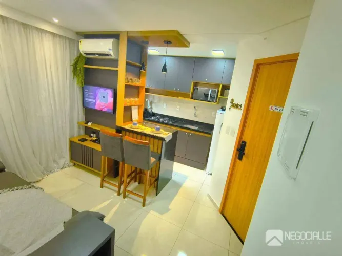 Flat com 1 dormitório à venda, 32 m² por R$ 480.000,00 - Cabo Branco - João Pessoa/PB