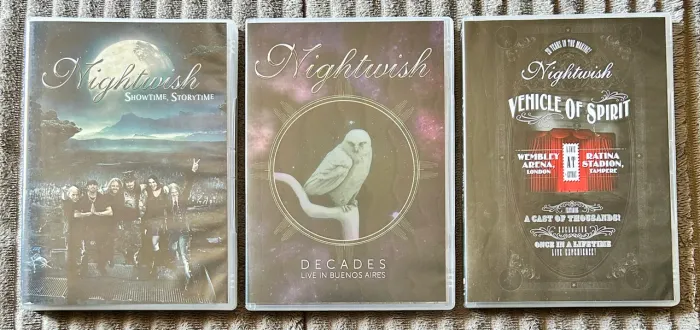 Nightwish Lote com 3 DVDs