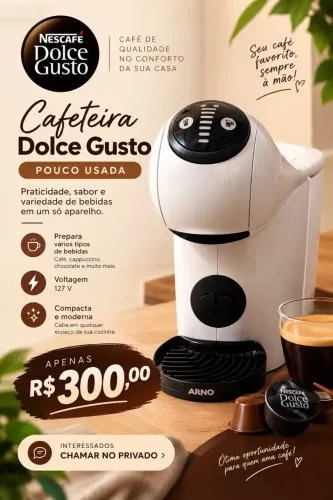 Cafeteira Dolce Gusto Arno à venda!