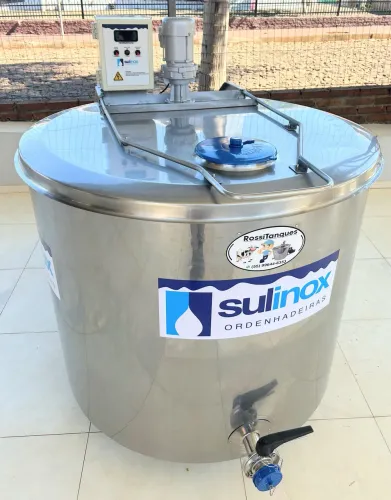 Tanque Tina Refrigerado 500 Litros para Produção de Açaí e Sorvetes Bases Leite 