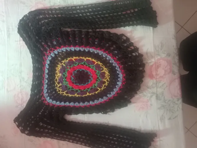 Blusa em crochê