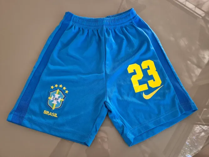 Bermuda short Brasil infantil