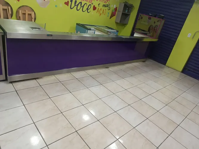 Balcão 5 metros para sorveteria