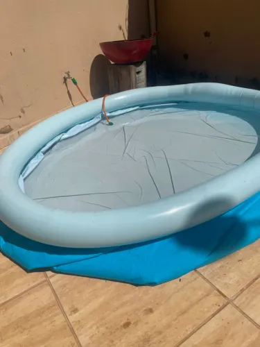 Piscina inflável usada-excelente