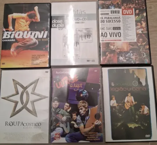 DIVERSOS DVDs MÚSICA BRASILEIRA