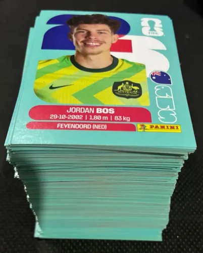 Kit com 400 Figurinhas Copa 2026 para colar sem repetição