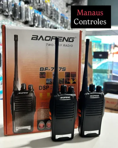 Par de Rádio Comunicador Baofeng BF-777S - Kit ( Promoção )