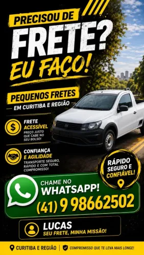 Faço Frete! Preço acessível! 