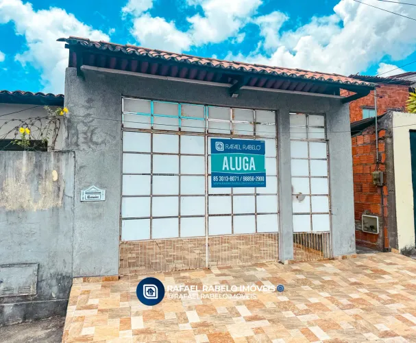 Casa plana para locação no bairro Messejana em fortaleza.