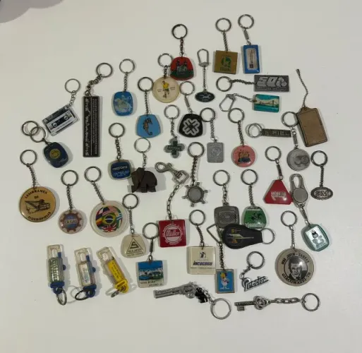 Chaveiros antigos para coleção lote 03