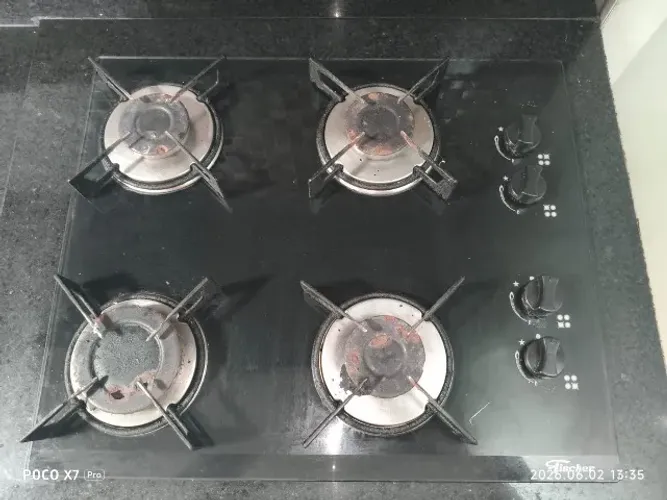 Cooktop Fischer 4 Bocas de Vidro Preto