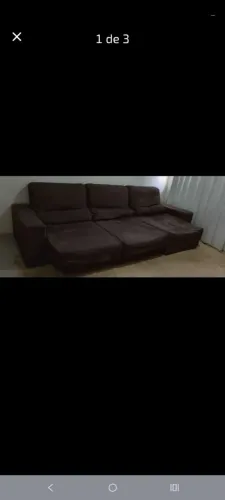 Sofá extensível e reclinável 3mts