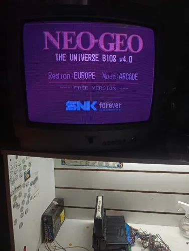 placa fliperama mv1c  neogeo com unibios  4.0