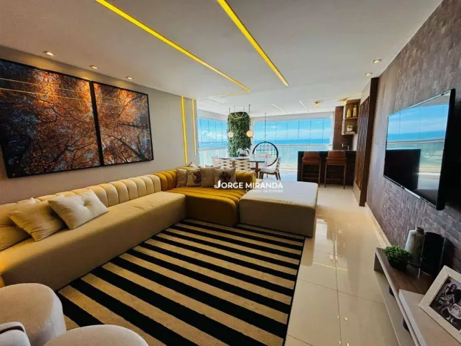 Apartamento com 3 suítes à venda por R$ 2.500.000 - Praia do Morro - Guarapari/ES