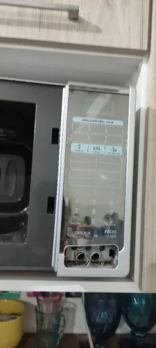 Microondas com defeito