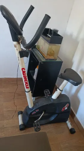 Bicicleta ergométrica precisa arrumar carga