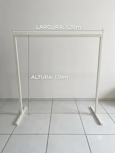 Arara USADA de Roupas de Chão em Metal - Super Resistente (1,20m x 1,19m)