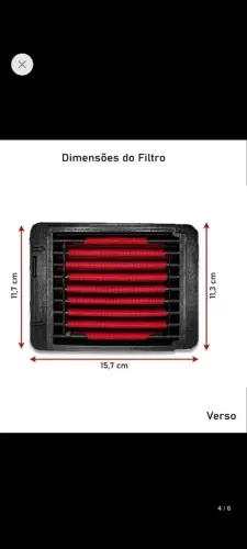 Filtro esportivo MT 03 