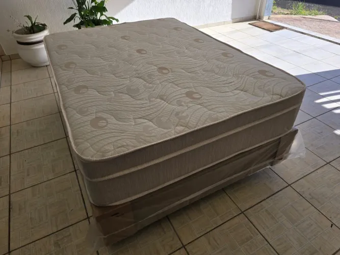 Tá mCama Box casal colchão molas ensacadas