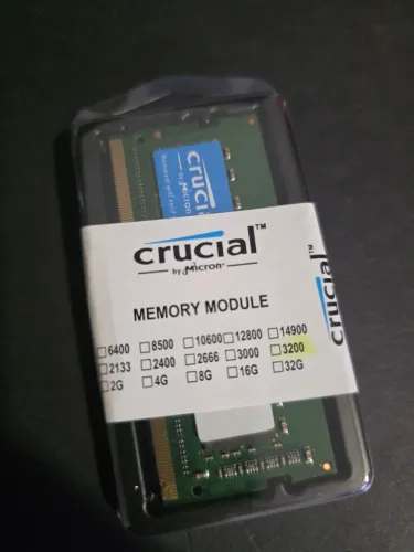 Memória 8Gb DDR4 Crucial CL22