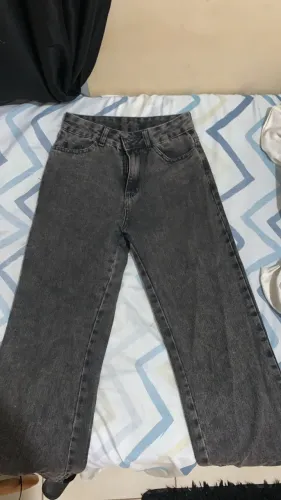 calça larga preta